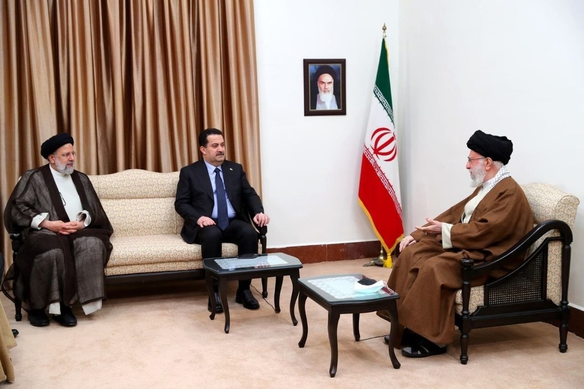 دیدار نخست‌وزیر عراق و هیئت همراه با رهبر معظم انقلاب اسلامی