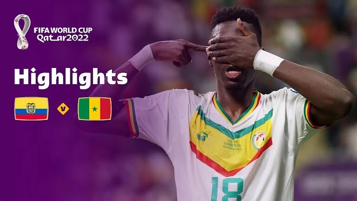ببینید | خلاصه بازی اکوادور ۱ - ۲ سنگال / شیرهای آفریقا به دور بعد صعود کردند
