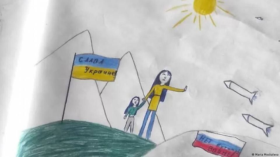 روسیه؛ زندان برای پدری که دخترش نقاشی ضدجنگ کشید 2