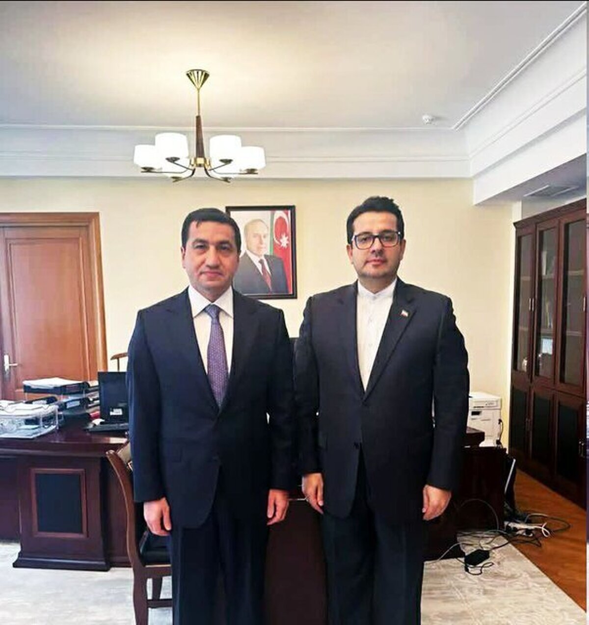 دیدار و گفت‌وگوی سفیر کشورمان با دستیار رئیس‌جمهور آذربایجان