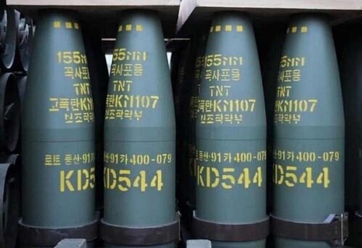 کره جنوبی ۵۰۰ هزار گلوله توپ به آمریکا قرض می‌دهد