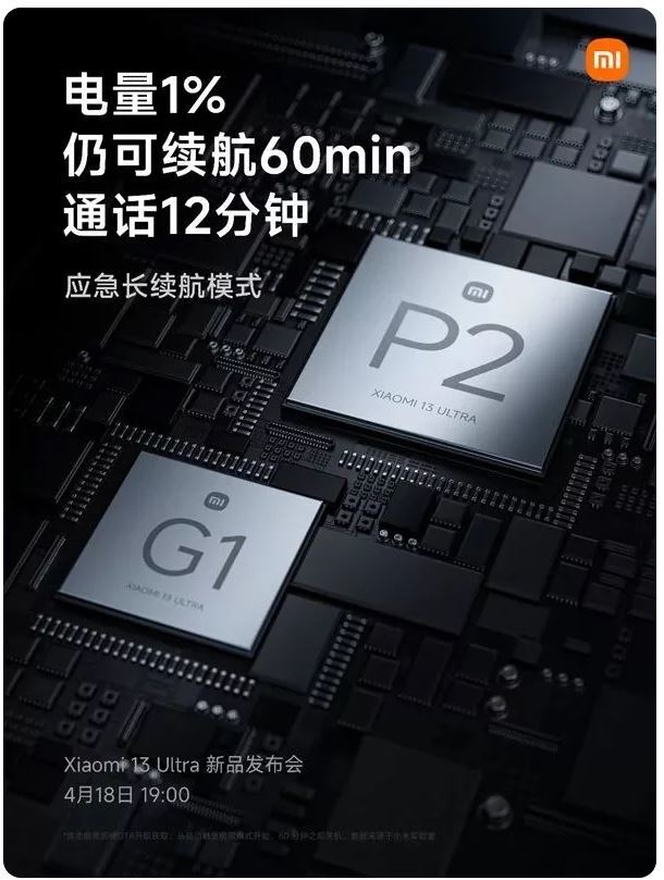 شیائومی 13 اولترا با 1 درصد شارژ باتری، تا 60 دقیقه دوام می‌آورد