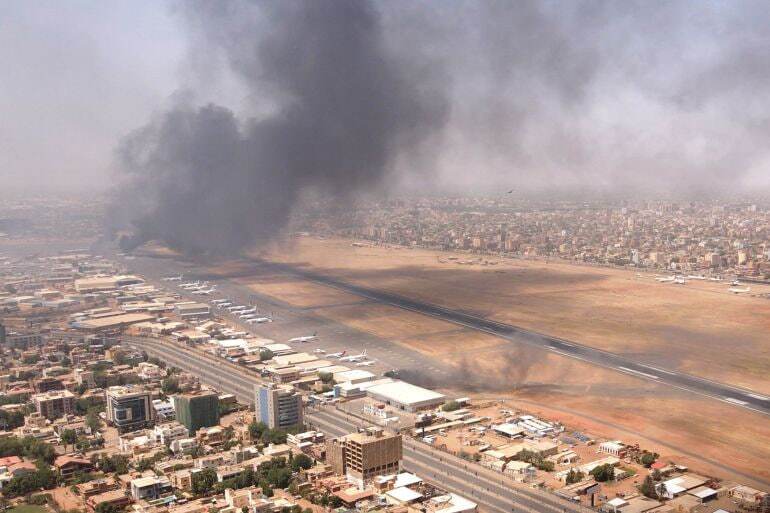 تصاویر ماهواره ای از خرابی جنگ در سودان (+عکس)