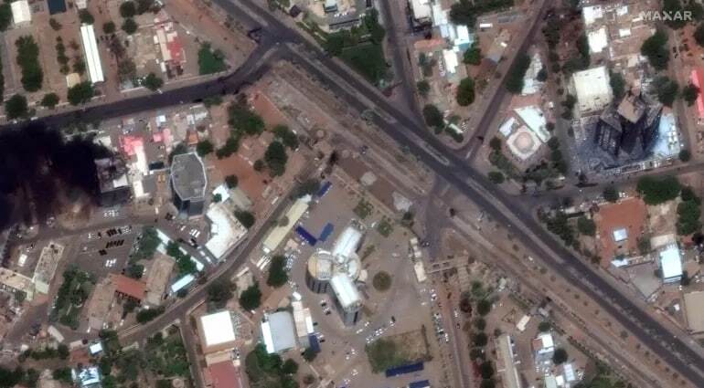 تصاویر ماهواره ای از خرابی جنگ در سودان (+عکس)