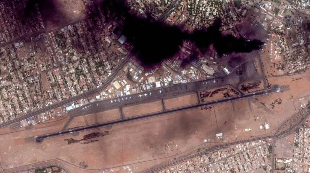 درگیری مسلحانه سودان در تصاویر ماهواره ای (+عکس)