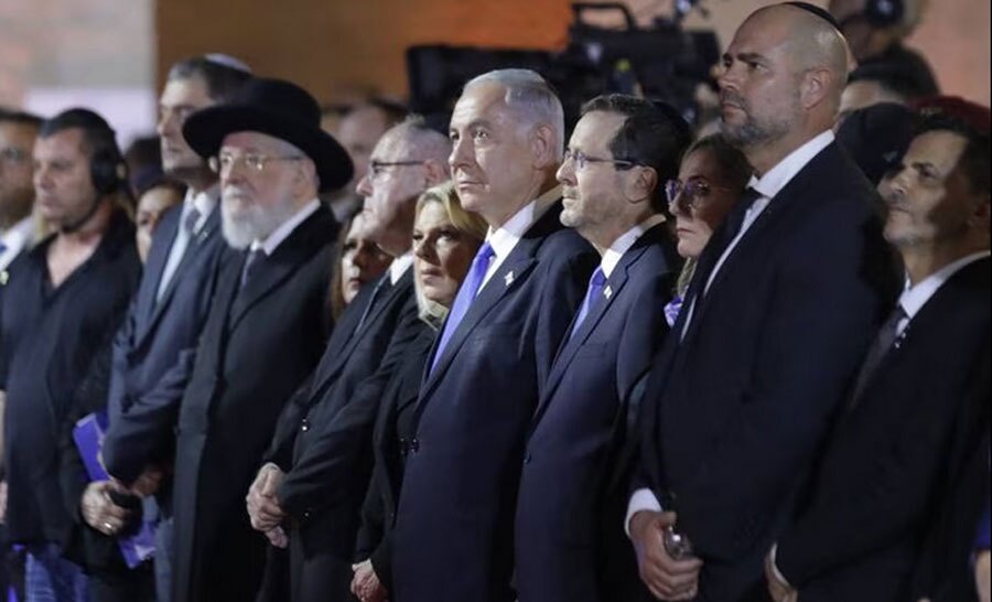 نتانیاهو در مراسم یادبود هولوکاست: قاطعانه با امکان احیای برجام می جنگیم