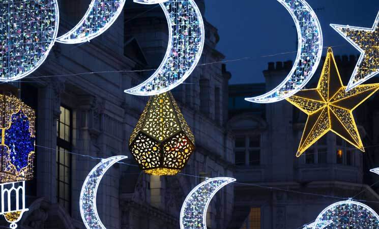 تزئینات رمضان در لندن (عکس) تزئینات رمضان در لندن (عکس)