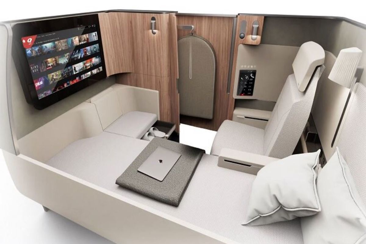 صندلی‌های ویژه اتاق خواب در پروازهای طولانی (+عکس)