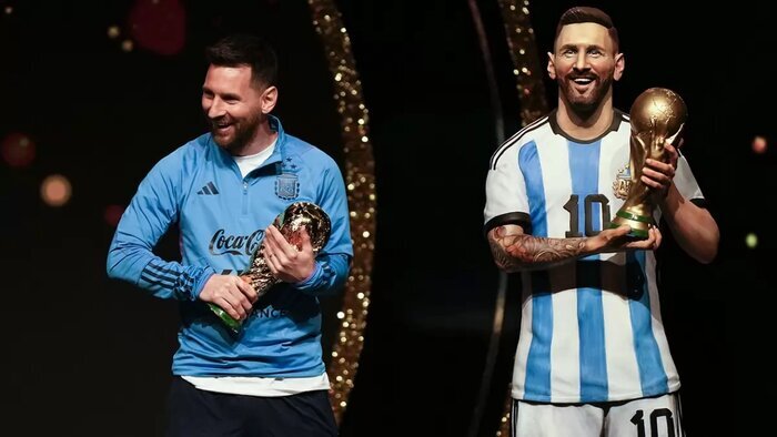 رونمایی از تندیس مسی با اندازه واقعی در آمریکای‌جنوبی