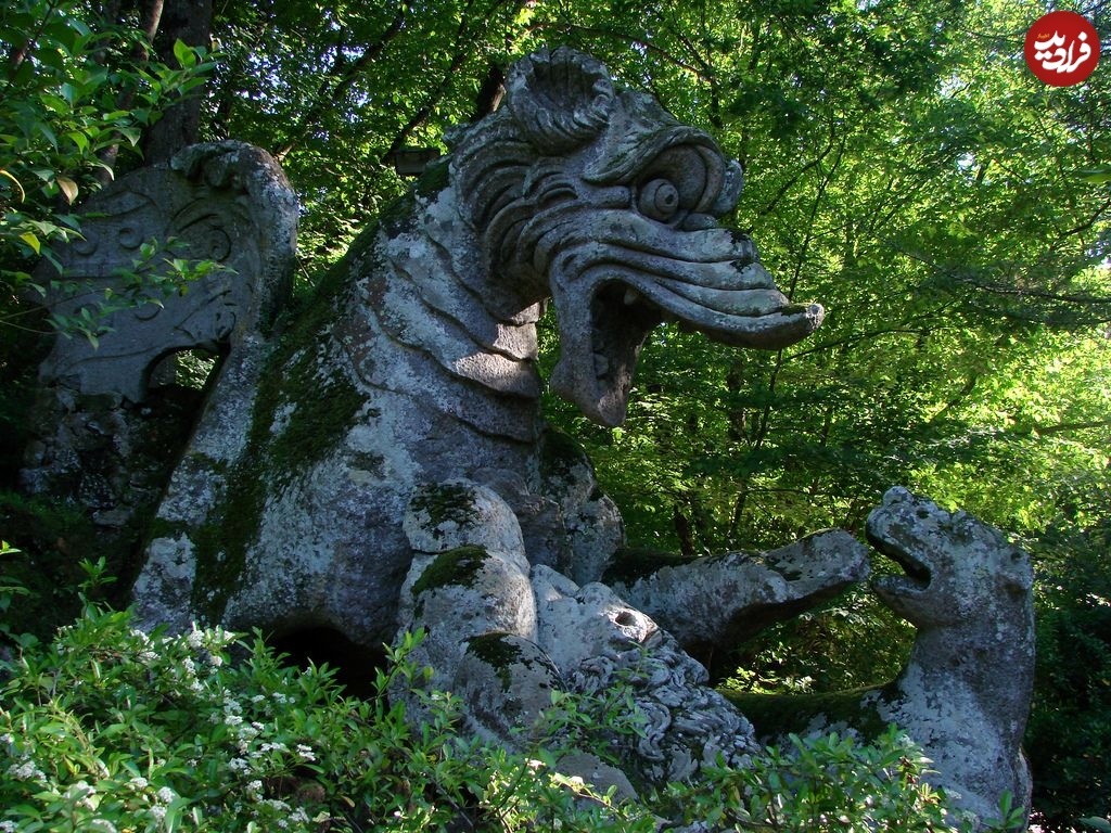 هیولاهای سنگی در رازآلودترین «باغ» جهان