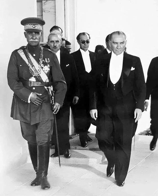 رضاشاه و آتاتورک در ترکیه