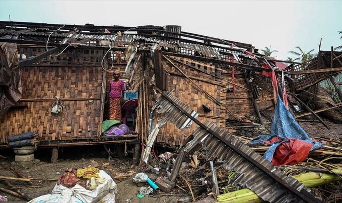تلفات توفان «موکا» در میانمار به ۱۴۵ تن رسید