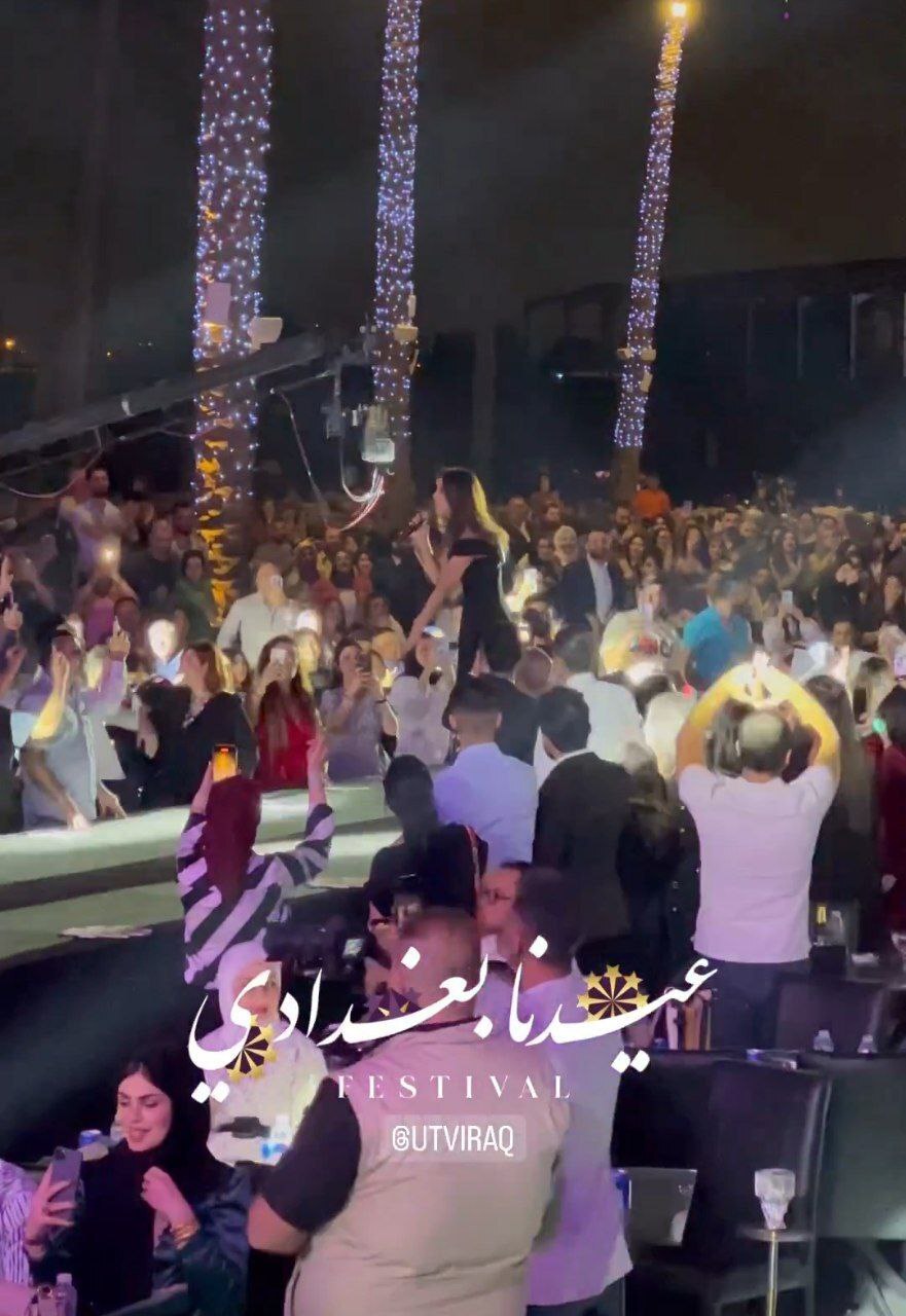  کنسرت نانسی عجرم در عراق (عکس)