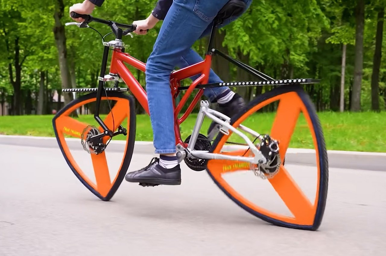 دوچرخه چرخ مثلثی؛ راحت برای سواری و کاربردی