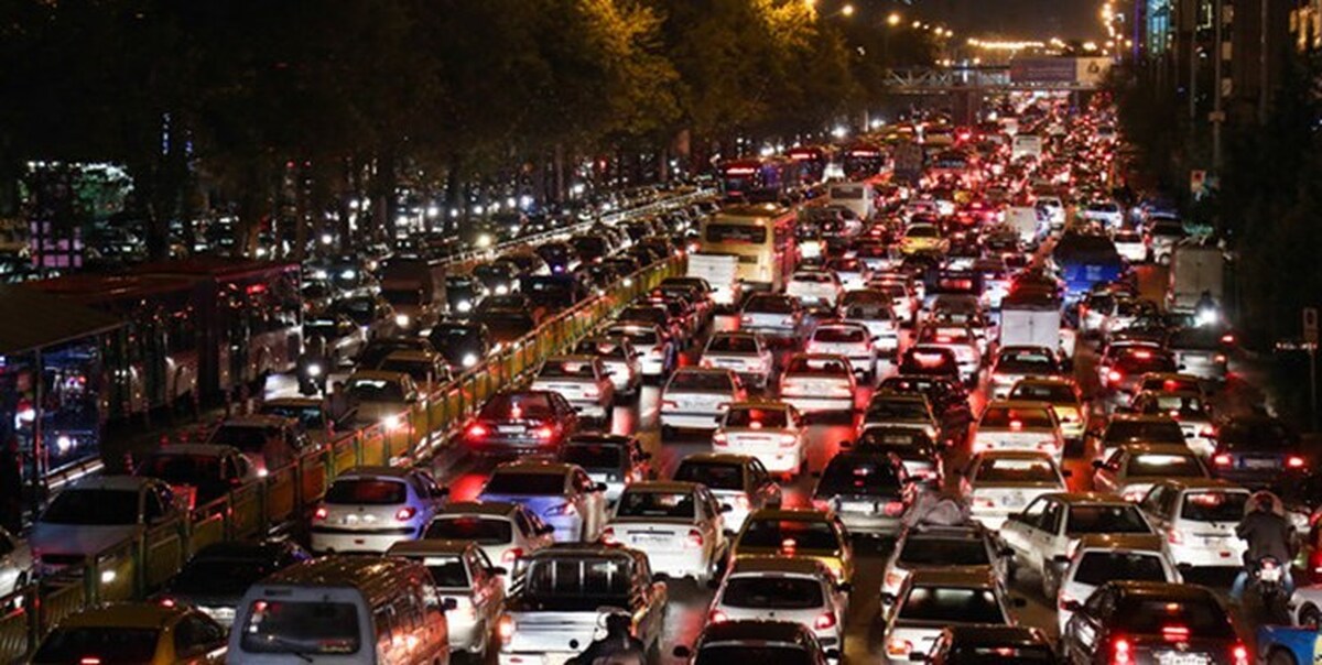 ترافیک سنگین شبانه در مازندران