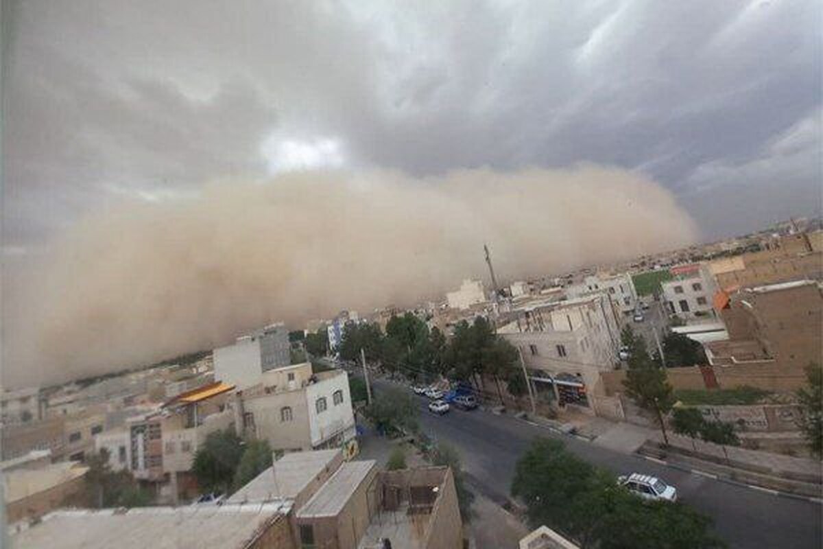ببینید| لحظه ورود طوفان به استان تهران