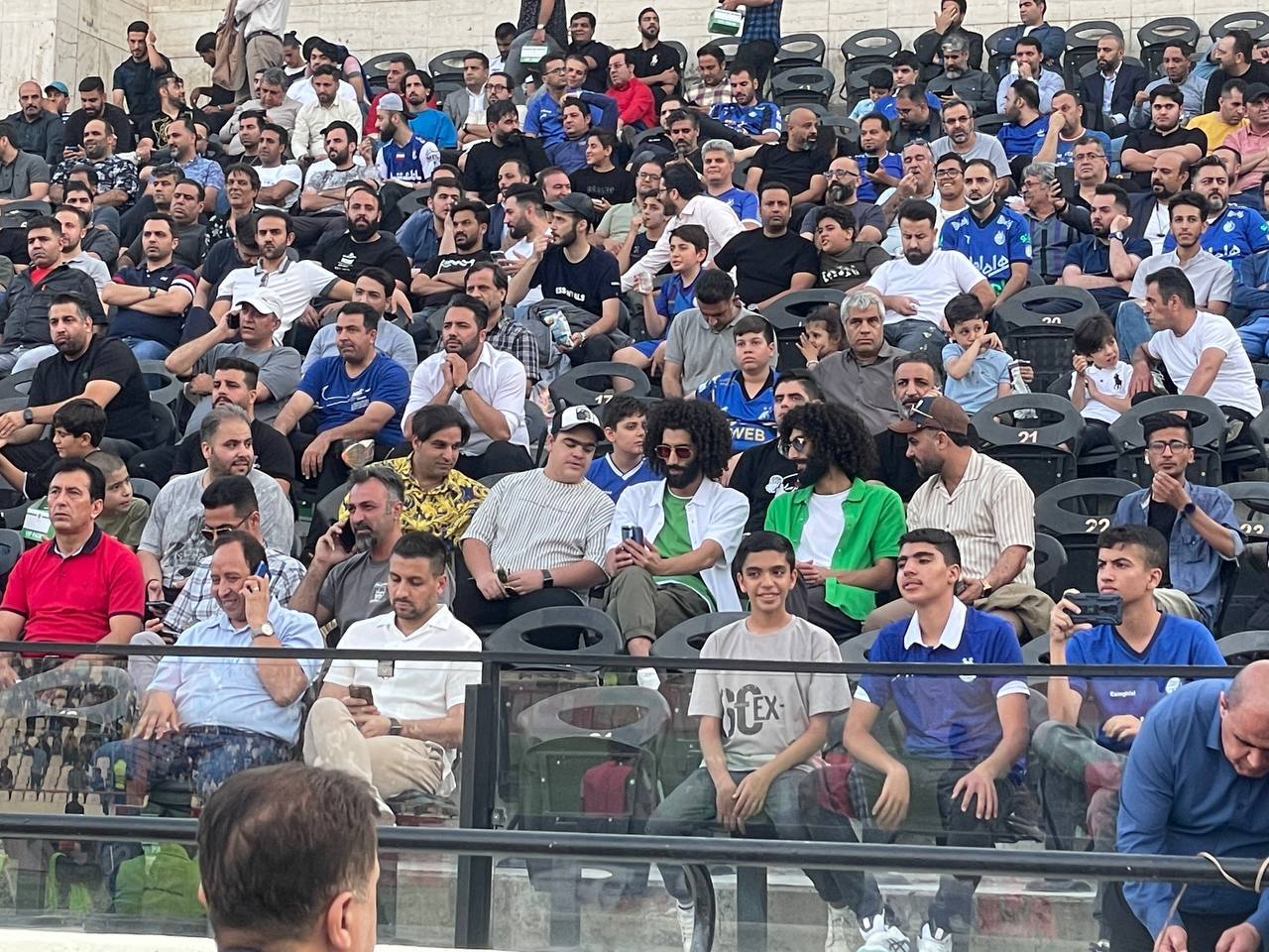 رحمان، رحیم و بهروز سریال پایتخت در استادیوم آزادی رحمان، رحیم و بهروز سریال پایتخت در استادیوم آزادی