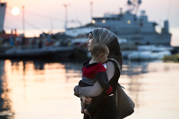 پناهجویان آواره سوری در جزایر یونان