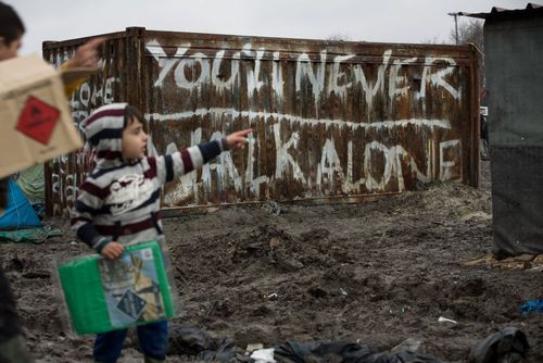 اردوگاه پناهجویان در دانکرک فرانسه