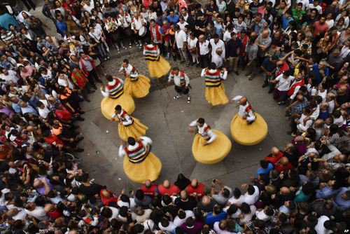 یک جشنواره خیابانی و آیینی در شمال اسپانیا