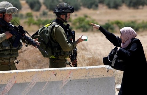 ایست بازرسی اسراییل در کرانه غربی
