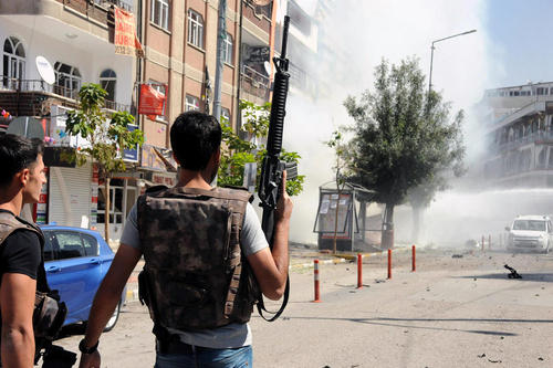 انفجار تروریستی در شهر وان ترکیه