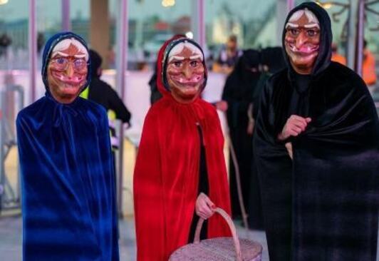 جشن هالووین در عربستان (+عکس)