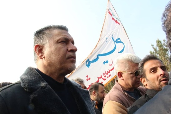 علی دایی در مراسم ختم کریم باوی (عکس) 2