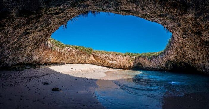 تصاویر دیدنی از ساحل مخفی ماریتا در مکزیک