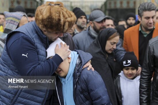 تشییع شهرام عبدلی در حرم رضوی