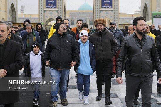 تشییع شهرام عبدلی در حرم رضوی