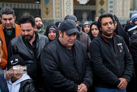 تشییع شهرام عبدلی در حرم رضوی