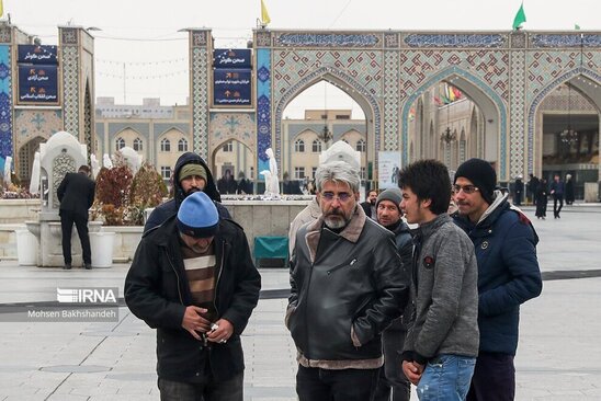 تشییع شهرام عبدلی در حرم رضوی