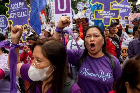 دیدنی های امروز؛ از مراسم روز جهانی زن تا اعتراضات ضددولتی در اقصی نقاط دنیا 12