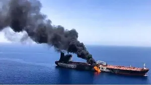 وقوع انفجار در نزدیکی یک نفتکش در شمال ابوظبی