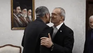 دیدار سید محسن رضا نقوی وزیر کشور پاکستان با پزشکیان
