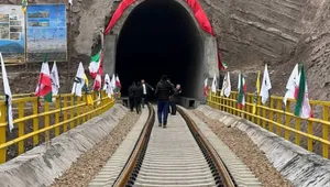 راه‌آهن اردبیل به میانه با حضور رئیس‌جمهور افتتاح شد