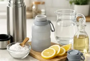 روش‌های مؤثر از بین بردن بوی بد فلاسک و قمقمه سیلیکونی