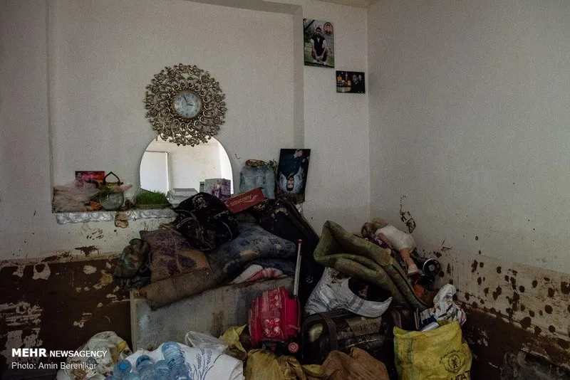 امداد رسانی به سیل زدگان محله سعدی شیراز