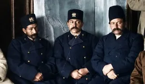 عکس رنگی‌شده از مهمانان عروسی دختر ناصرالدین شاه
