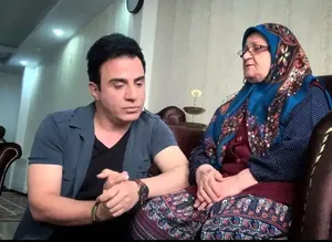 هنرمندان در مراسم خاکسپاری مادر عمو پورنگ (عکس)