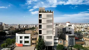 نمای زیبای یک آپارتمان مسکونی در مشهد (+تصاویر)
