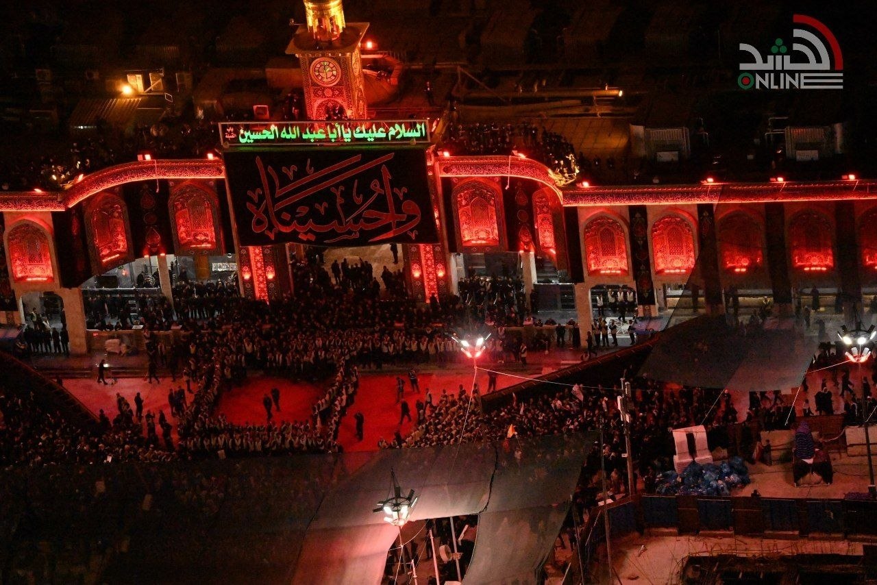 تشییع پیکر رهبر شهید در کربلا (+عکس) تشییع پیکر رهبر شهید در کربلا (+عکس)