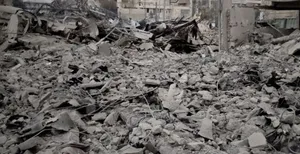 یک سالن کشتی دیگر در تهران به دلیل حمله هوایی تخریب شد