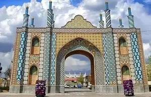 منظرۀ «دروازه شاه‌عبدالعظیم تهران» در سال 1300 شمسی