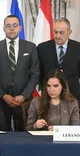 امضای توافق اسراییل و لبنان (+عکس)