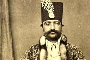 تصویری از ناصرالدین شاه بعد شکار گراز در جاجرود؛ سال 1271