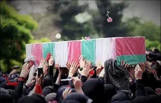 تشییع پیکر مطهر ۶ شهید حملات آمریکایی ـ صهیونی در خرم‌آباد