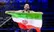 اهدای مدال طلای امیرحسین زارع و اهتزاز پرچم ایران