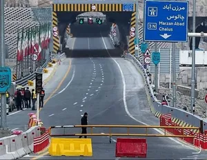 انسداد جاده چالوس از ساعت ۹ صبح امروز چهارشنبه/اعمال محدودیت تردد در جاده‌های شمالی